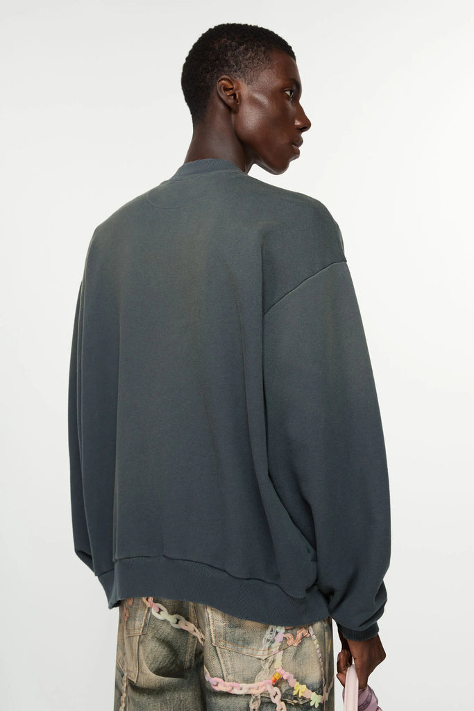 Acne Studios Zip sweater logo