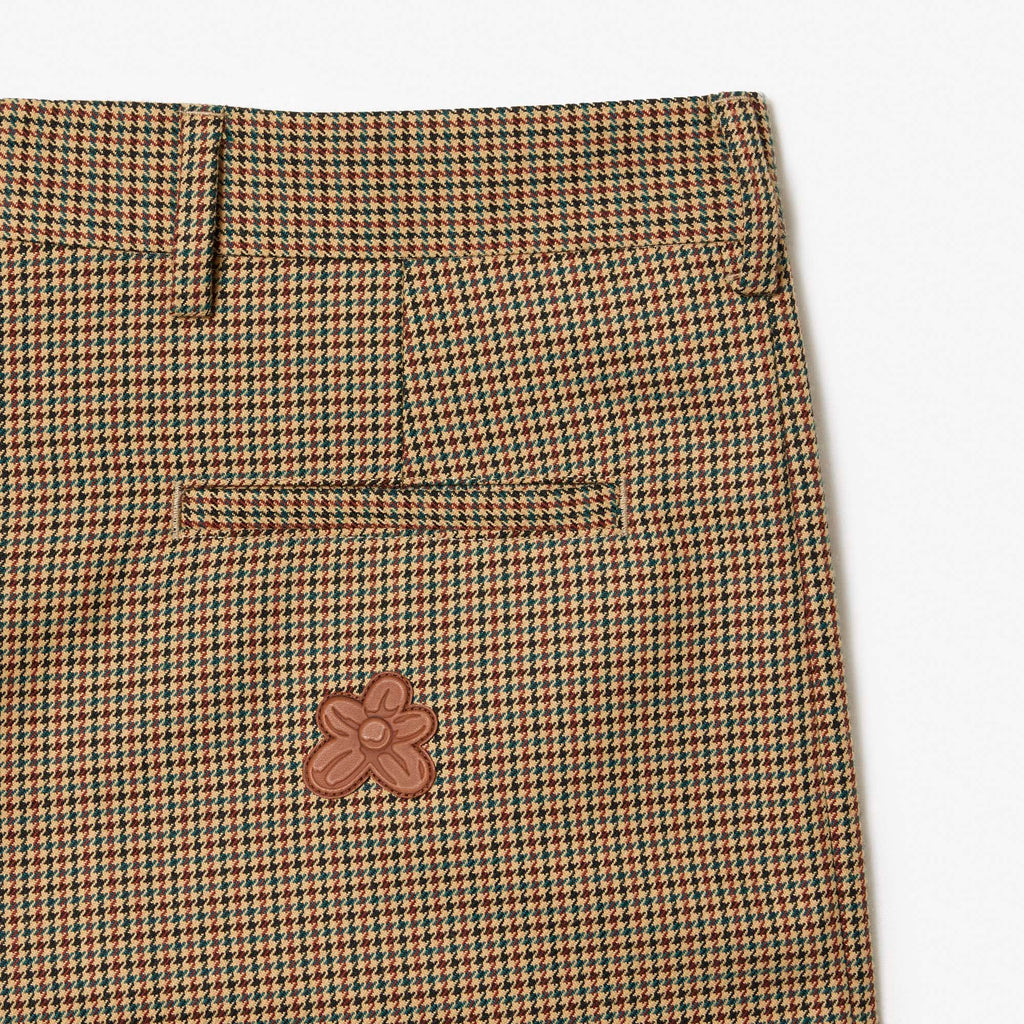 Lacoste x leFleur* Tapered Checked Pants Brown