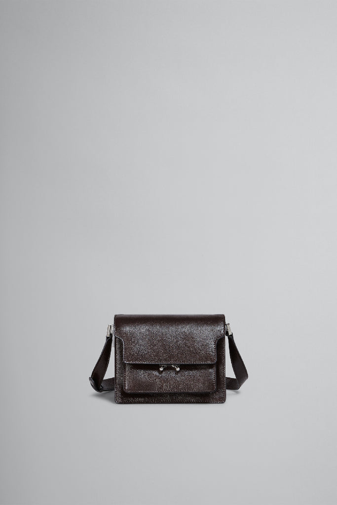 TRUNK SOFT large bag in black leather