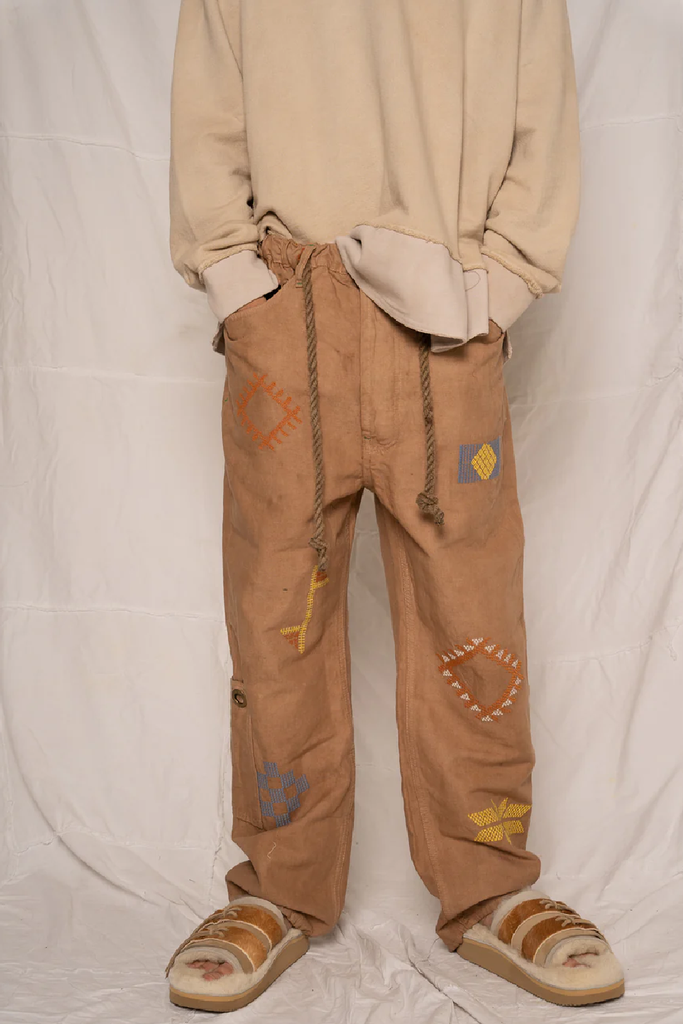 Dr Collectors P68 Military Hemp/Organic Cotton Embroidered Taos Sand Storm