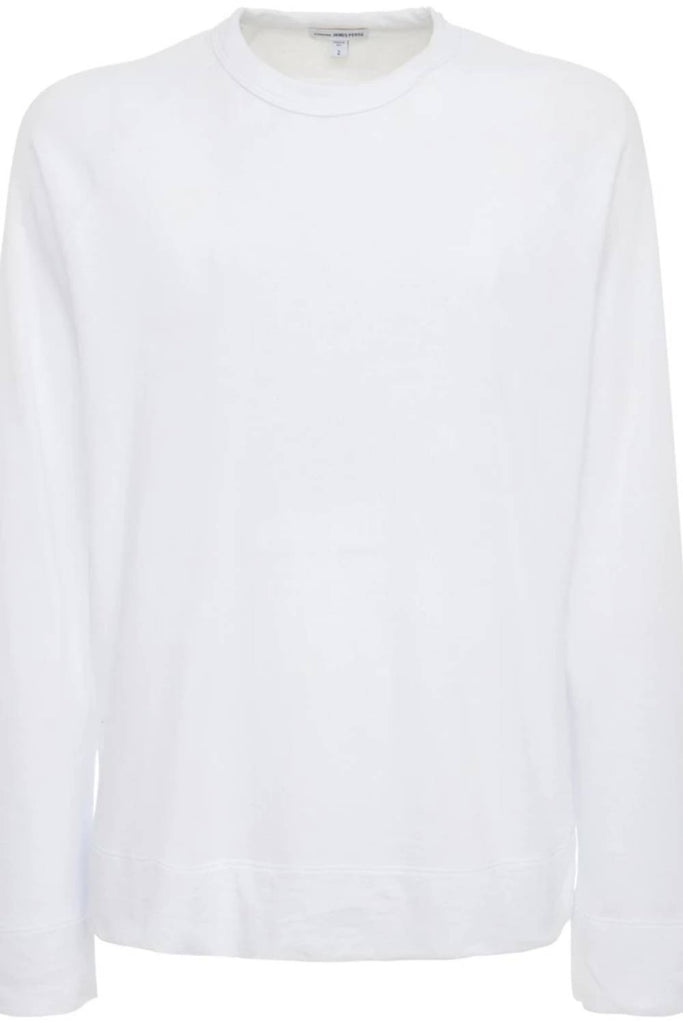 James Perse Vintage French Terry Sweatshirt White