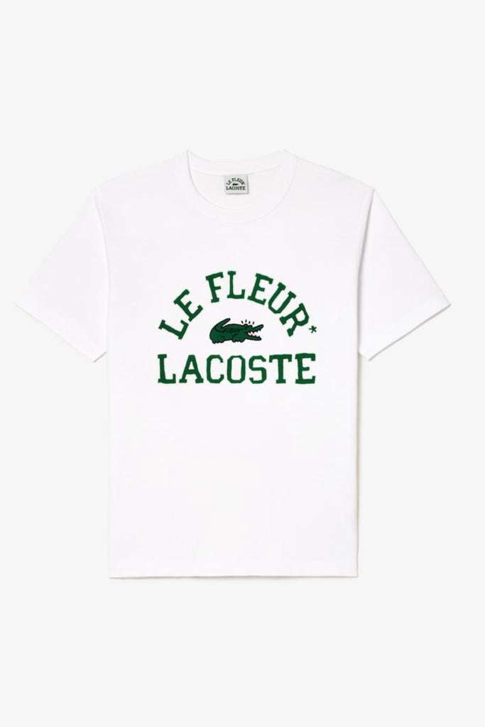 Lacoste x leFleur* Jersey T-shirt White