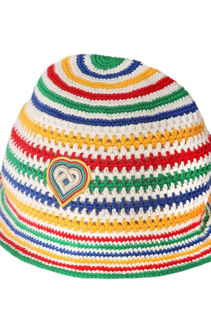 Casablanca Scuba Square Crochet Hat Multi | BDC Paris I Boys Don't Cry