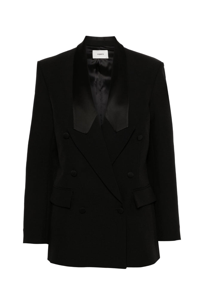 Coperni Double Breasted Tailored Jacket Black