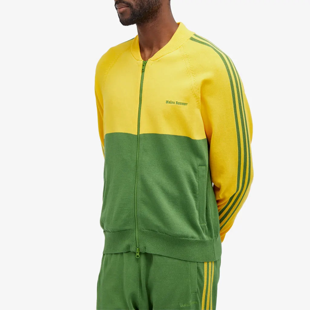 Wales Bonner x Adidas Knit Track Jacket Gold/Green