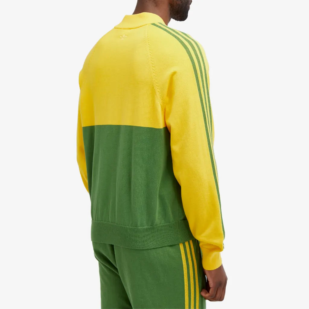 Wales Bonner x Adidas Knit Track Jacket Gold/Green