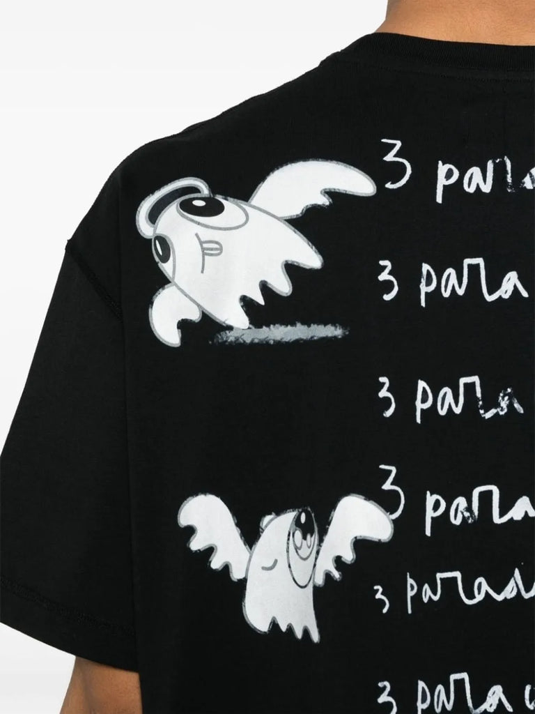 3.Paradis x Edgar Plans T-Shirt Black