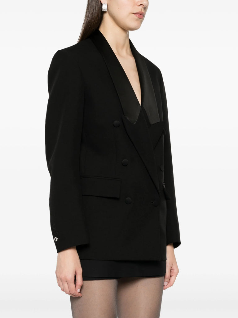 Coperni Double Breasted Tailored Jacket Black