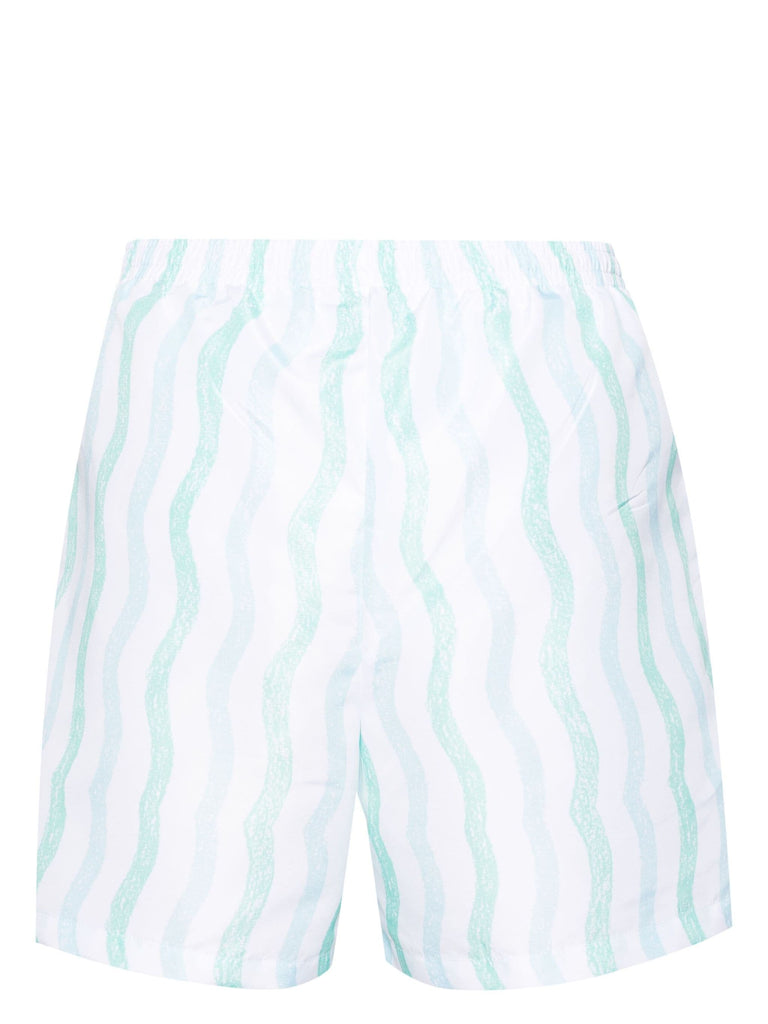 Casablanca Printed Swim Shorts Maison Memphis Green