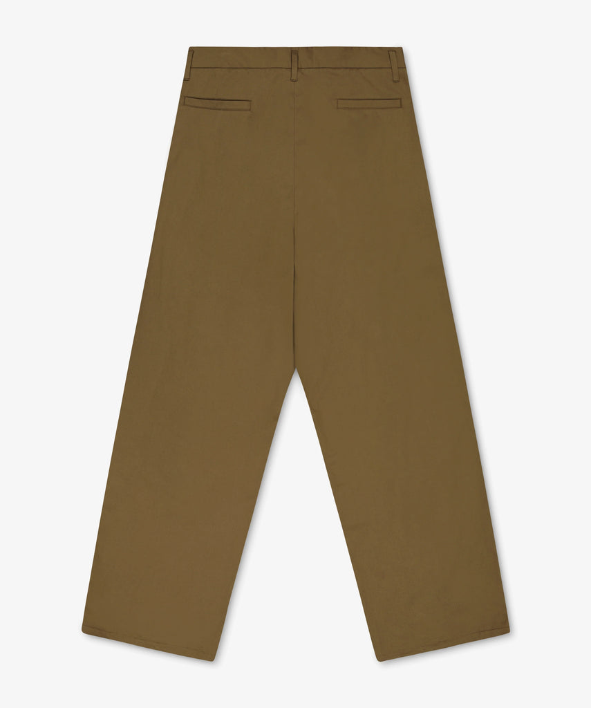 Caleb Paris Cotton Pince Trousers Khaki