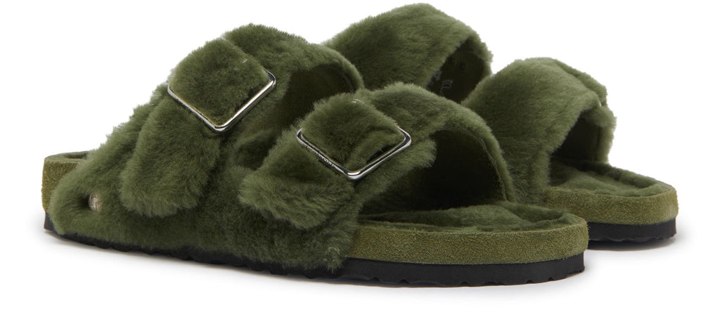 Birkenstock 1774 ARIZONA GREEN SHEARLING