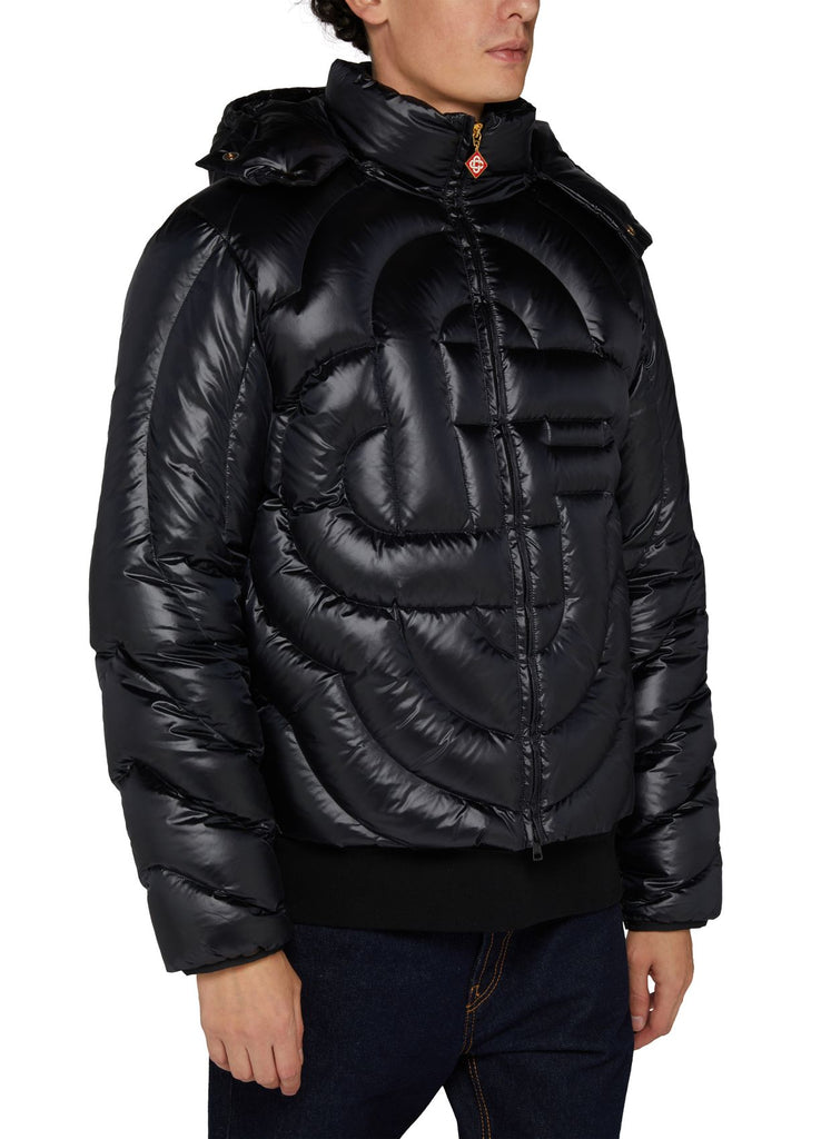 Casablanca Quilted Puffer Jacket Black