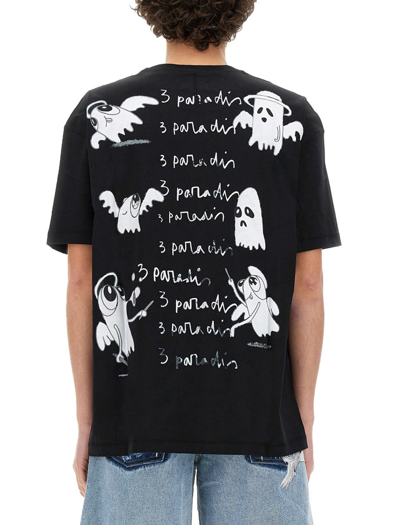 3.Paradis x Edgar Plans T-Shirt Black