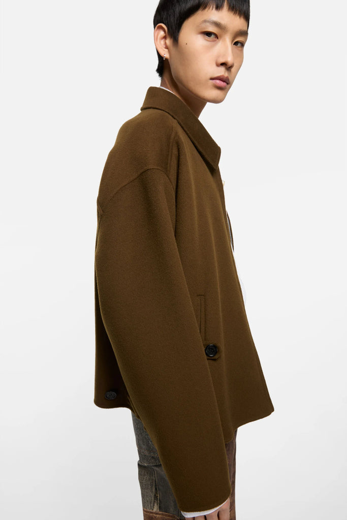 Acne Studios Cashmere jacket green