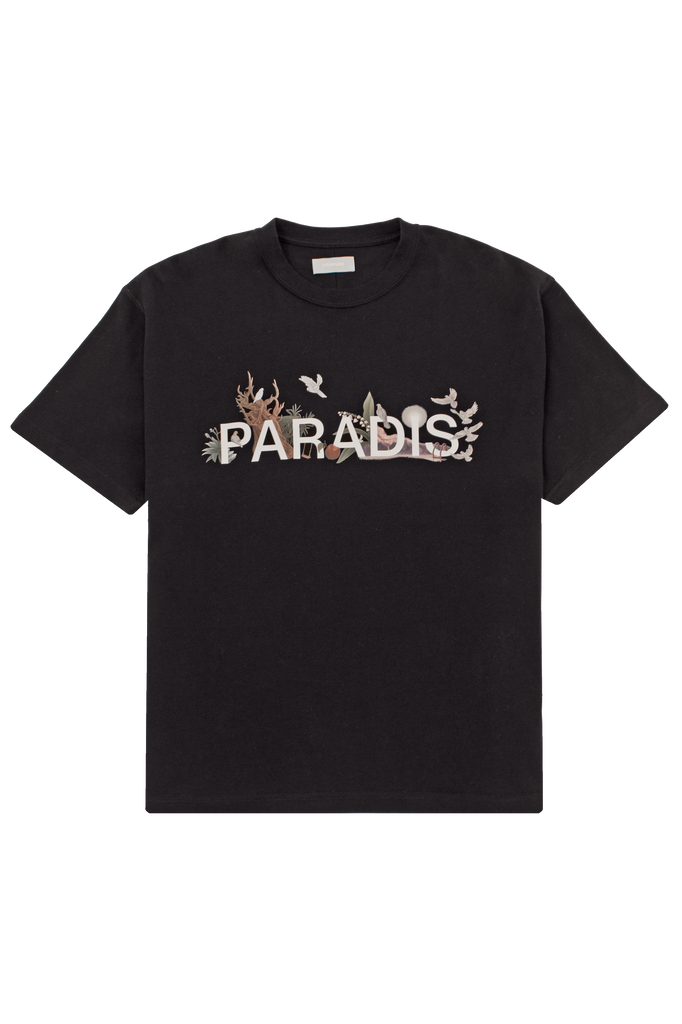 3.Paradis Logo Print T-Shirt Black