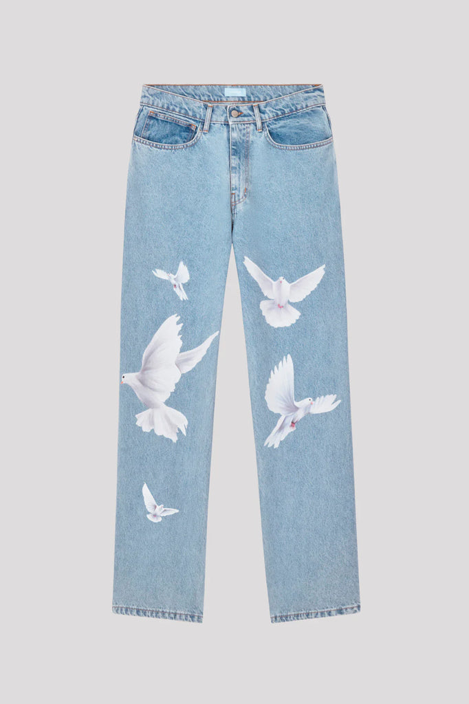 3.Paradis Doves Baggy Denim Jeans