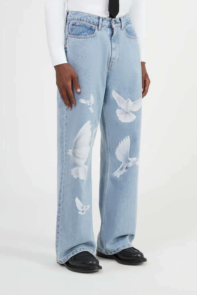 3.Paradis Doves Baggy Denim Jeans