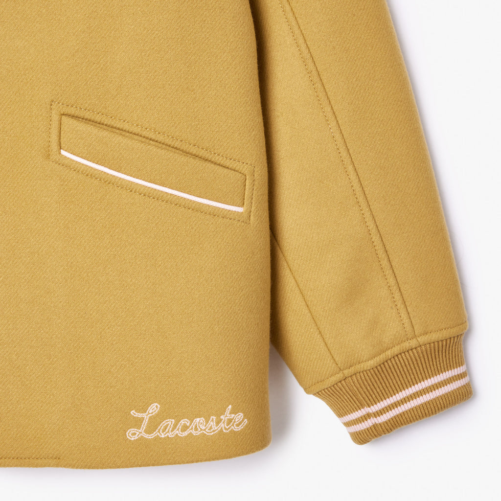 Lacoste x leFleur* Varsity Jacket Yellow