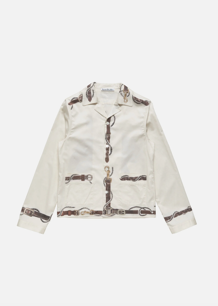 Acne Studios RW-MN-SHIR000029 Horse print overshirt | BDC Paris I