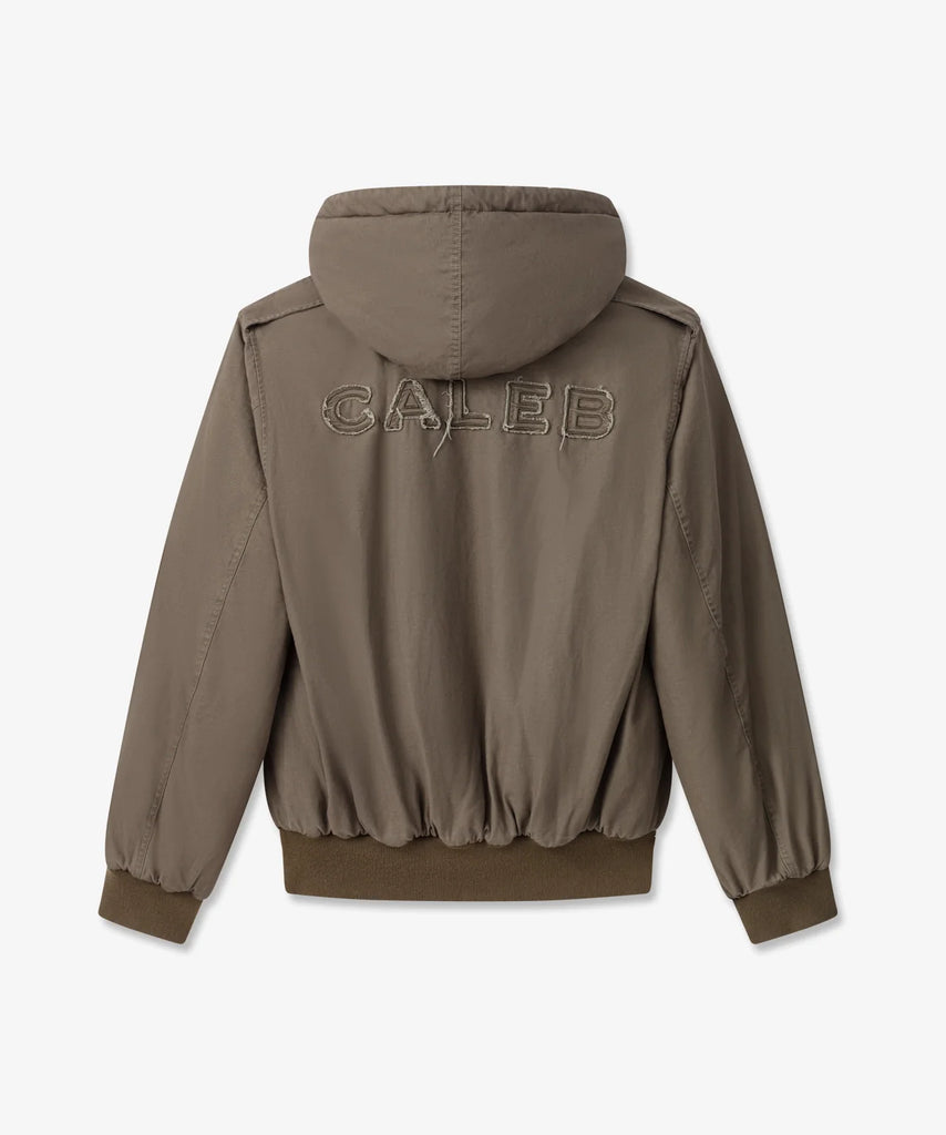 Caleb Paris Reversible Army Bomber Jacket