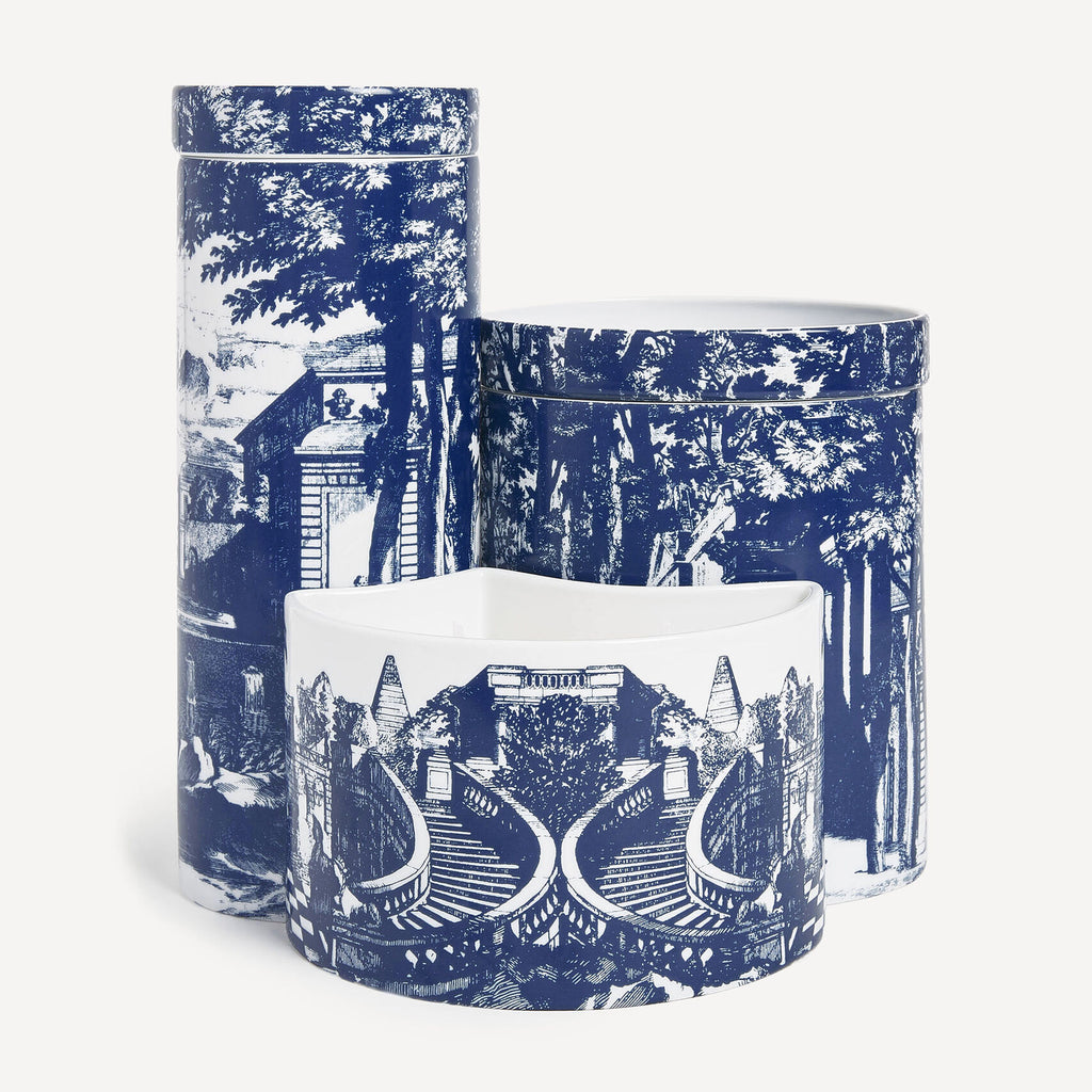 Fornasetti NEL MENTRE Set of three scented Candles - Giardino Settecentesco Décor - Giardino Segreto Fragrance