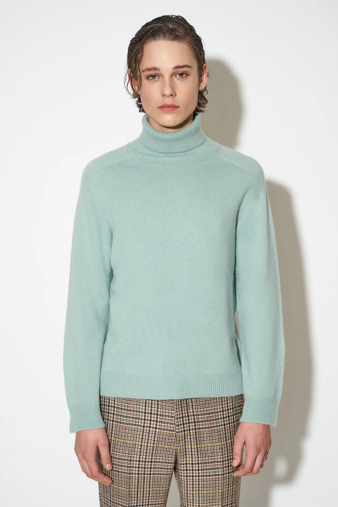 Paul & Joe Anamour Cashmere Turtleneck Sweater Turquoise