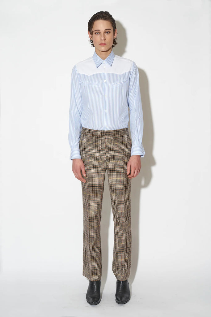 Paul & Joe Brady Houndstooth Twill Wool Pants