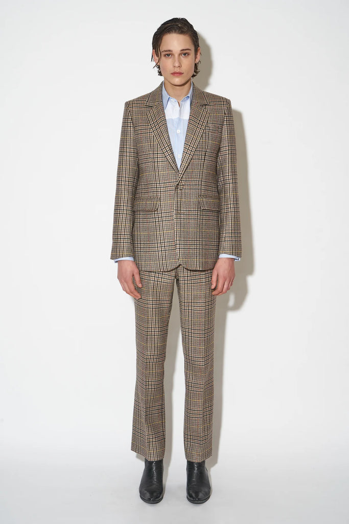 Paul & Joe Brady Houndstooth Twill Wool Pants