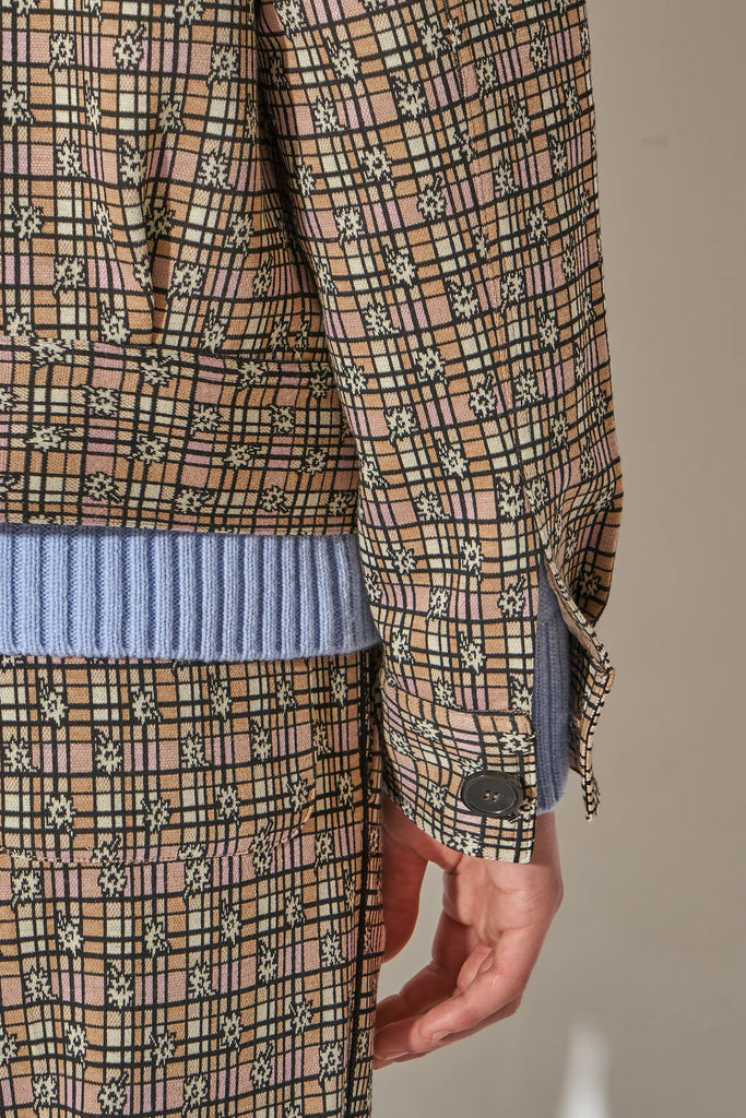 Paul & Joe Yvo Milano Jacquard Cropped Jacket