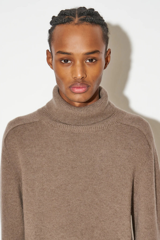 Paul & Joe Anamour Cashmere Turtleneck Sweater Taupe