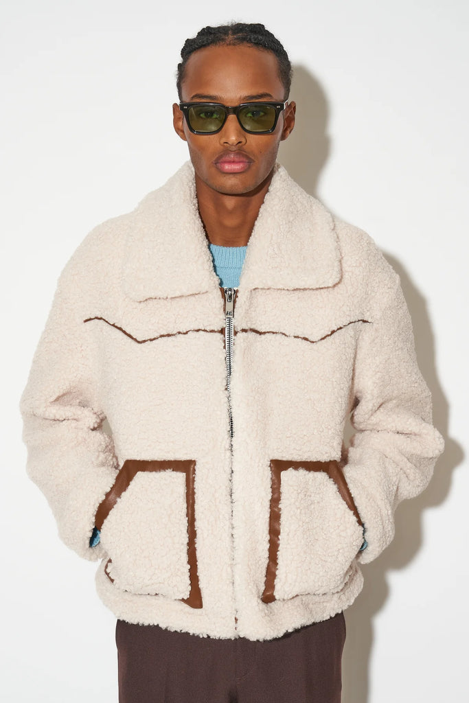 Paul & Joe Joel Faux Fur Shearling Jacket