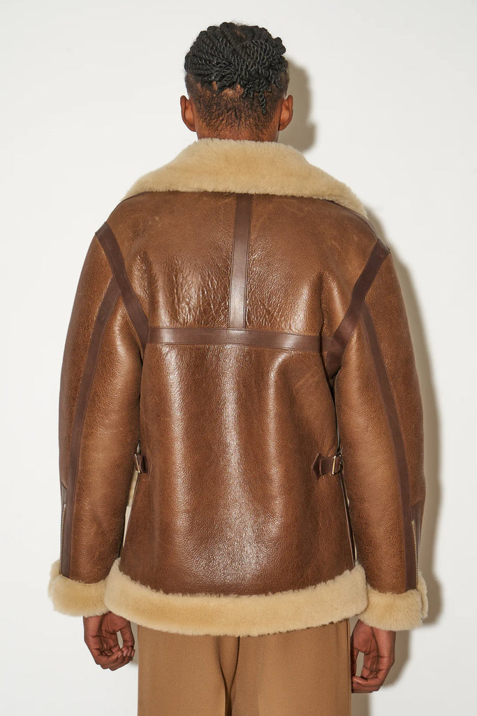 Paul & Joe Lumiere Lambskin Shearling Bomber