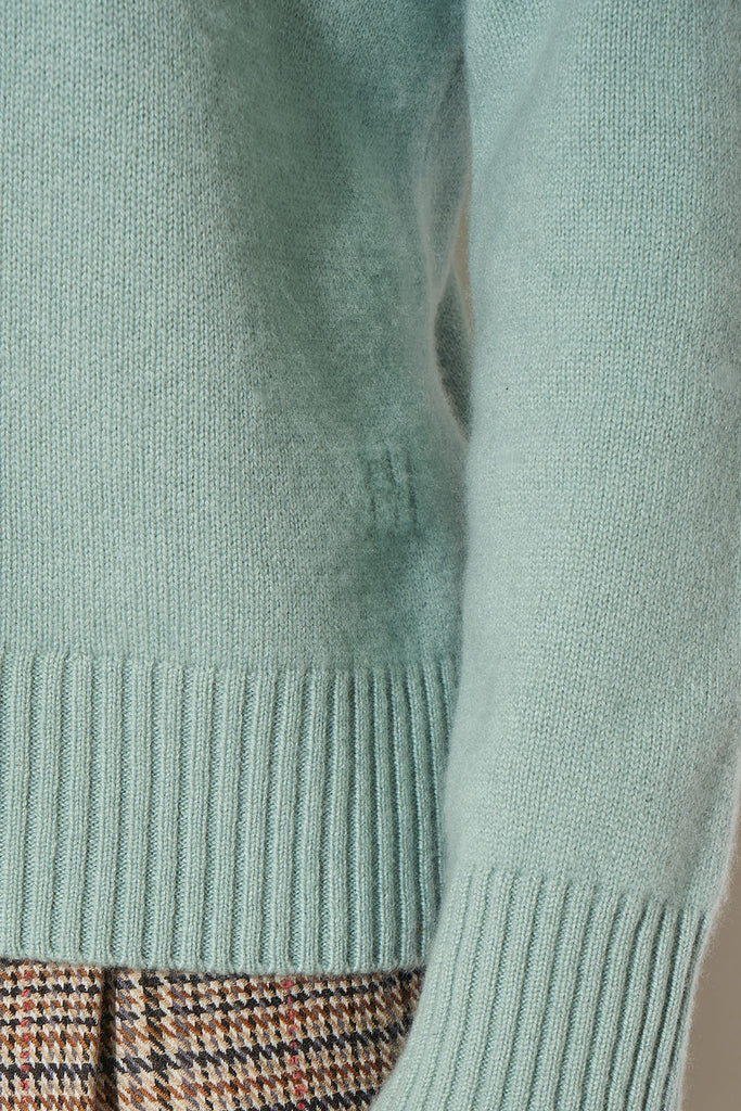 Paul & Joe Nolita Cashmere Crewneck Sweater Turquoise