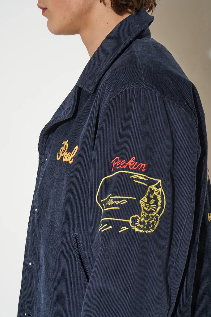 Paul & Joe Woody Embroidered Corduroy Jacket