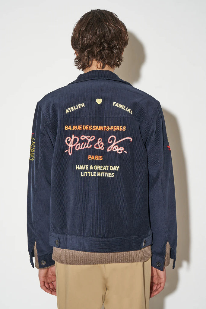 Paul & Joe Woody Embroidered Corduroy Jacket