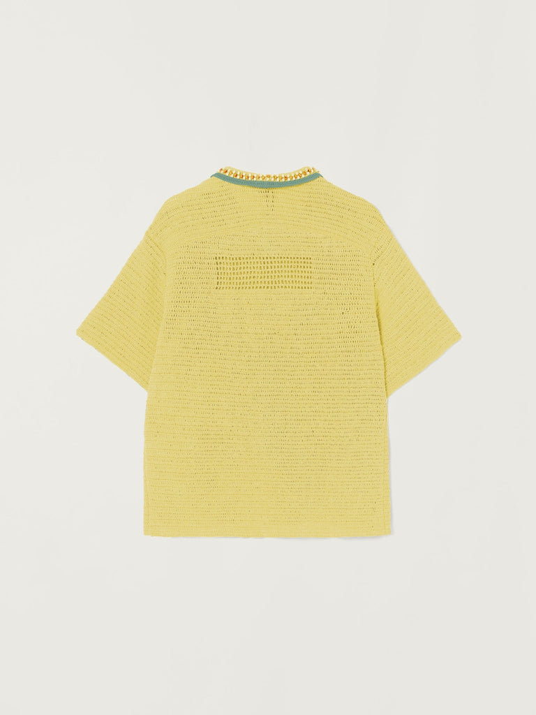 Pool Handmade Crochet Shirt Yellow
