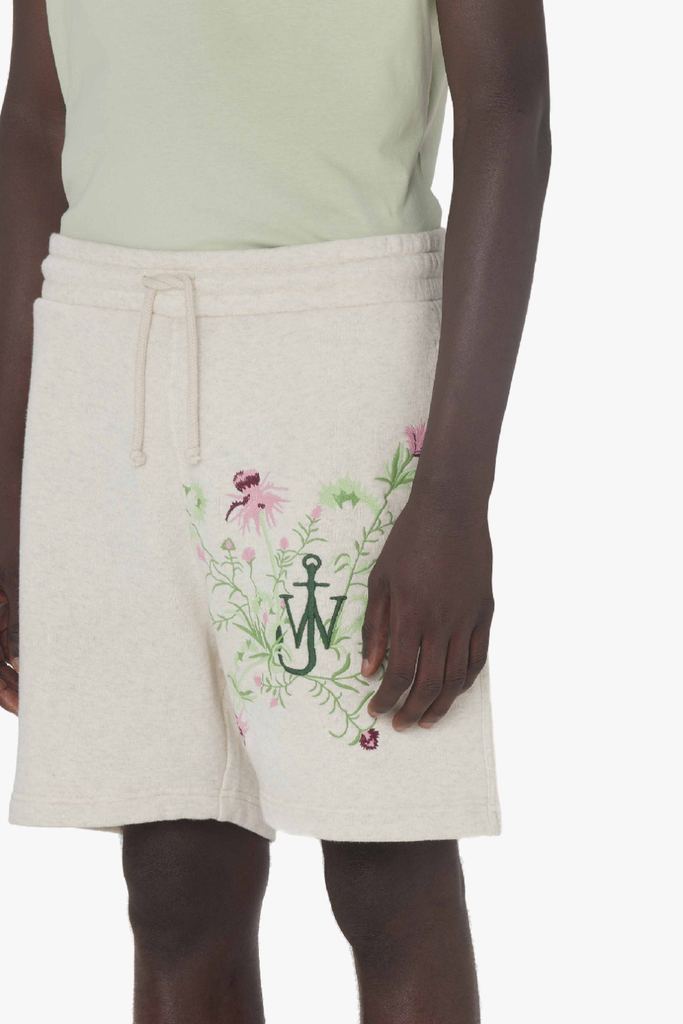 Jw Anderson Thistle Embroidery Shorts