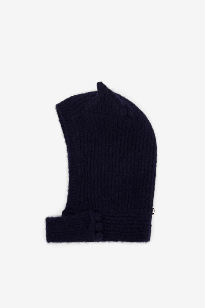 Coperni Knitted Horn Beanie Blue Uni