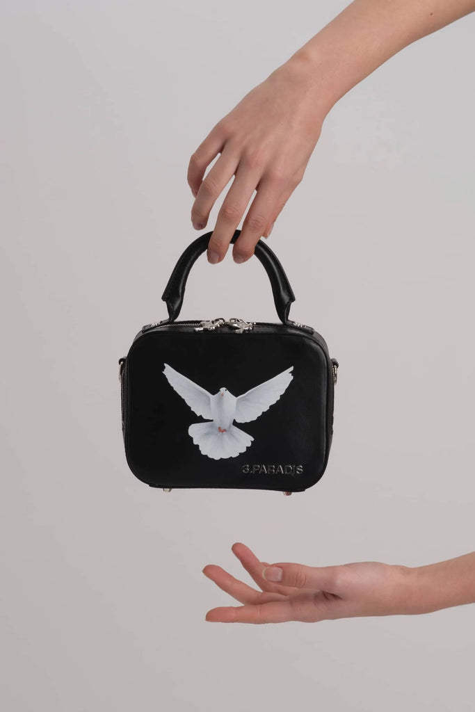 3.Paradis L'attaché Mini Top Handle Bag Black