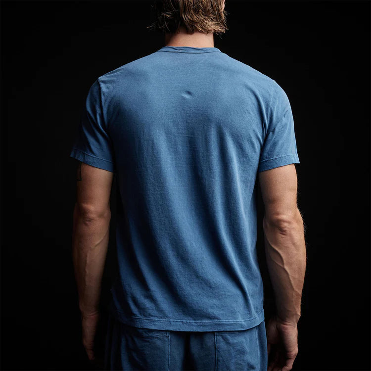 James Perse Crew Neck Short Sleeves Lake Pigment