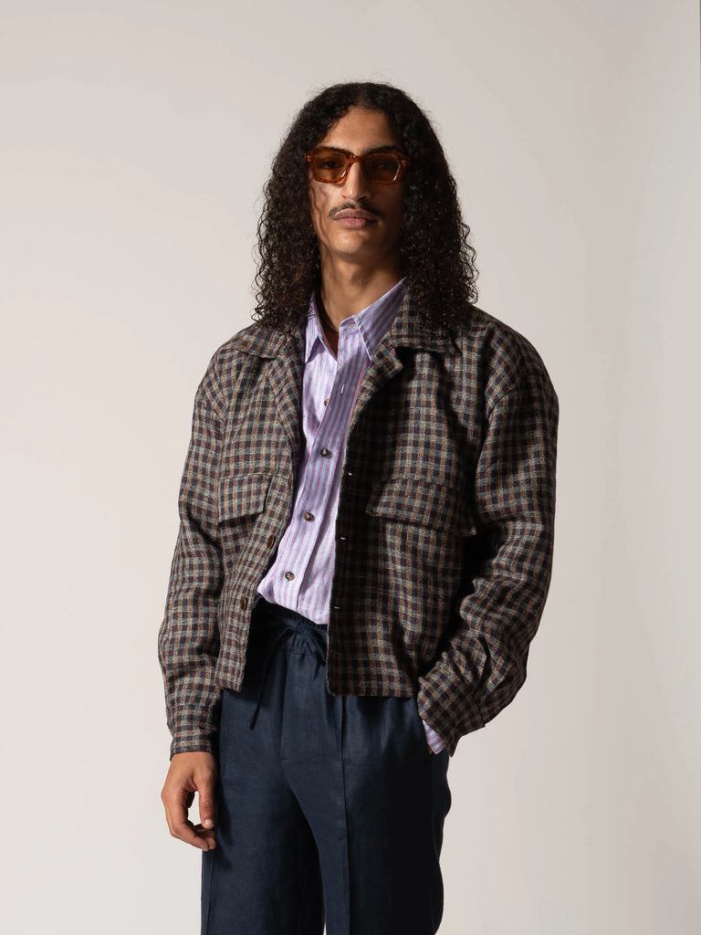 Quintopiano Sartorial Bomber Jacket Checkered