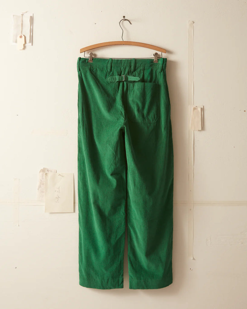 Bode green corduroy trousers