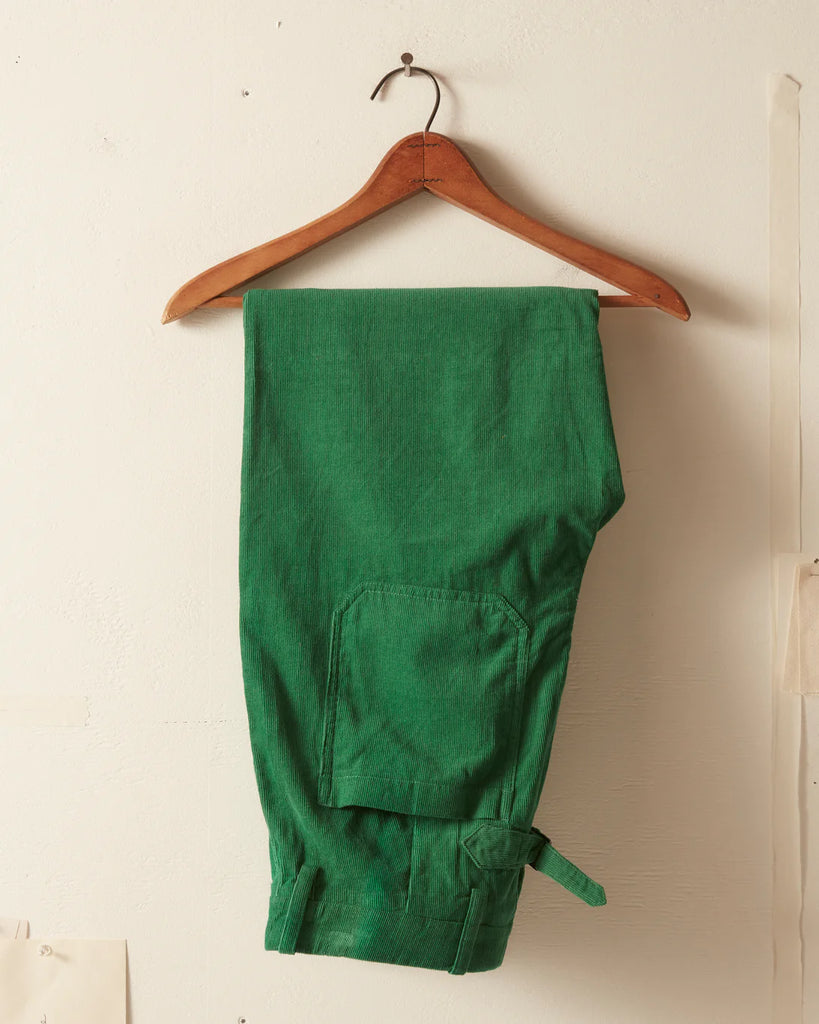 Bode green corduroy trousers