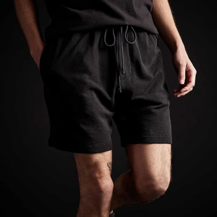 James Perse French Terry Sweat Short Black