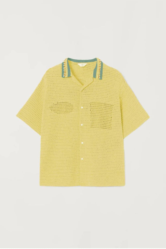 Pool Handmade Crochet Shirt Yellow