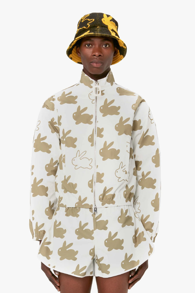 JW Anderson All Over Bunny Technical Jacket White/ Ivory