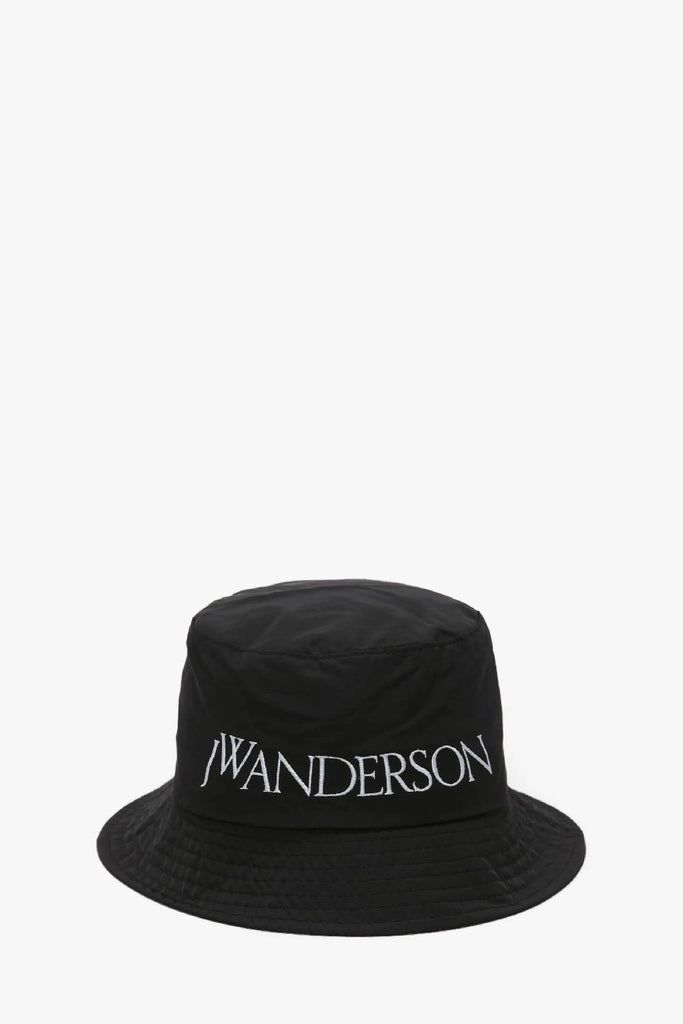 JW Anderson Logo Bucket Hat Black