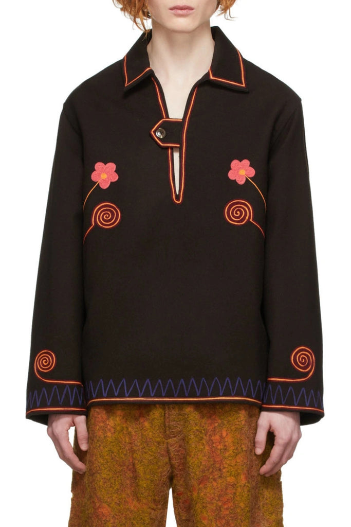 Bode Rancher Embroidered Pullover