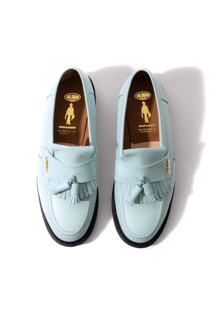 Le Fleur* X Solovair Tassel Loafer Blue