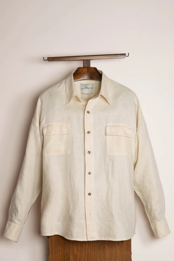 Quintopiano Dropped Shoulder Shirt Ivory